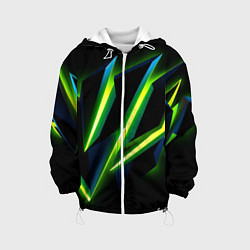 Детская куртка Geometric neon