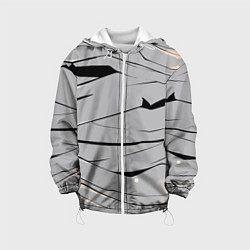 Куртка с капюшоном детская Мумия бинты, цвет: 3D-белый