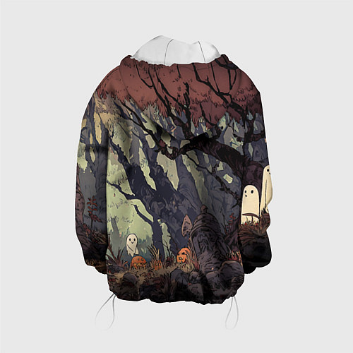 Детская куртка Призрачный лес / 3D-Белый – фото 2