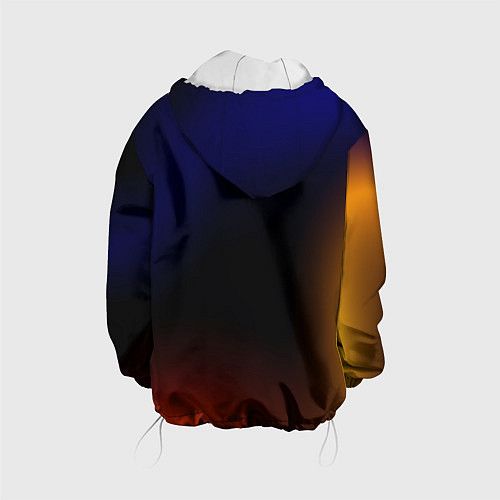 Детская куртка Color black red blue / 3D-Белый – фото 2