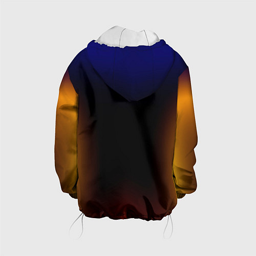 Детская куртка Color black red blue / 3D-Белый – фото 2