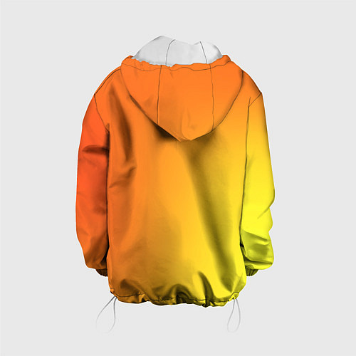 Детская куртка Color orange red / 3D-Белый – фото 2