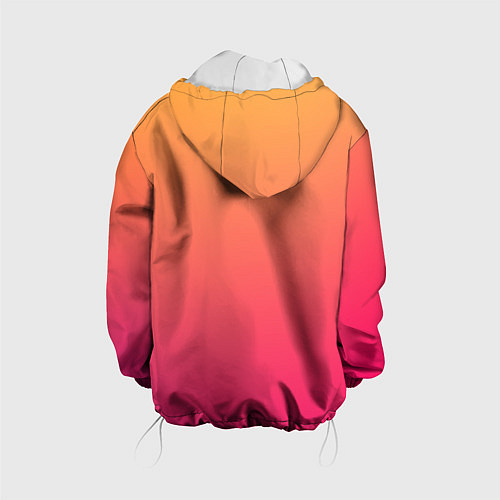 Детская куртка Color orange pink / 3D-Белый – фото 2