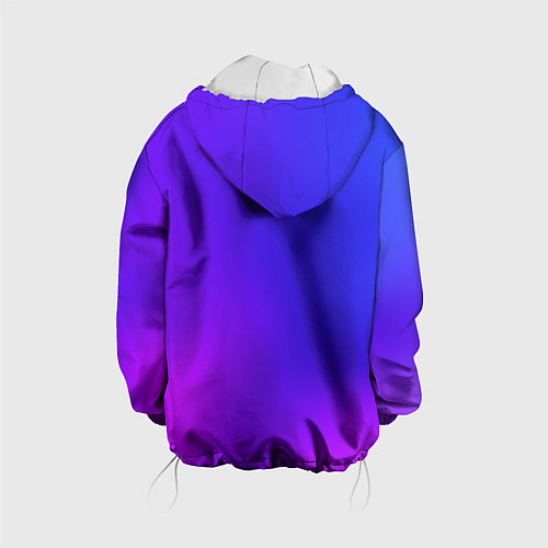 Детская куртка Color multicolored gradient / 3D-Белый – фото 2