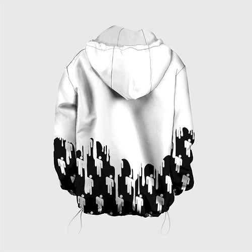 Детская куртка Ювентус краски люди / 3D-Белый – фото 2