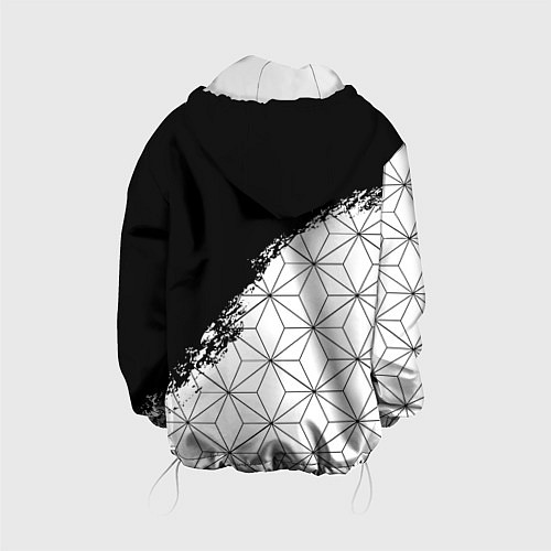 Детская куртка Liverpool краски текстура геометрия / 3D-Белый – фото 2