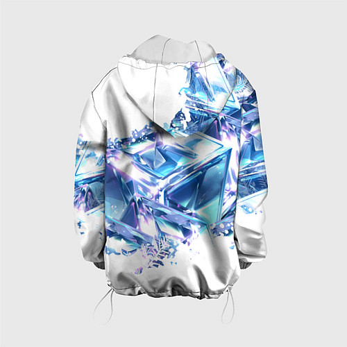 Детская куртка Пингвины и лёд / 3D-Белый – фото 2