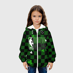 Куртка с капюшоном детская NBA Boston Celtics, цвет: 3D-белый — фото 2
