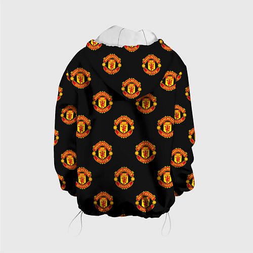 Детская куртка Manchester United Pattern / 3D-Белый – фото 2