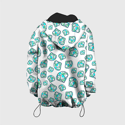 Детская куртка Бриллианты / 3D-Черный – фото 2