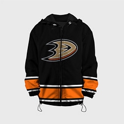 Куртка с капюшоном детская Anaheim Ducks Selanne, цвет: 3D-черный