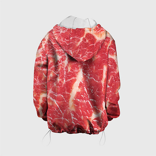 Детская куртка Мясо / 3D-Белый – фото 2