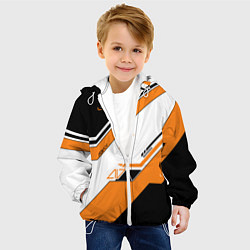 Куртка с капюшоном детская CS:GO Asiimov, цвет: 3D-белый — фото 2