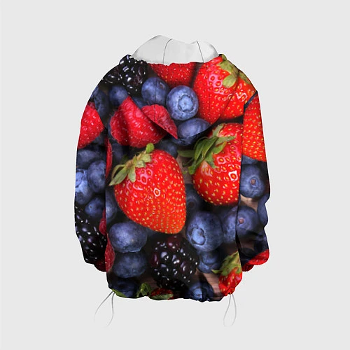 Детская куртка Berries / 3D-Белый – фото 2