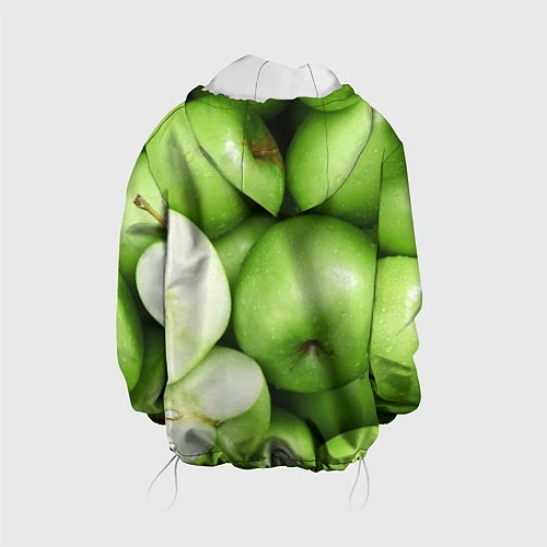Детская куртка Яблочная / 3D-Белый – фото 2