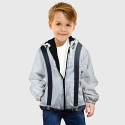 Куртка с капюшоном детская Рубашка с подтяжками, цвет: 3D-черный — фото 2