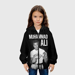Куртка с капюшоном детская Muhammad Ali, цвет: 3D-черный — фото 2