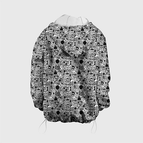 Детская куртка Поп-арт 3 / 3D-Белый – фото 2