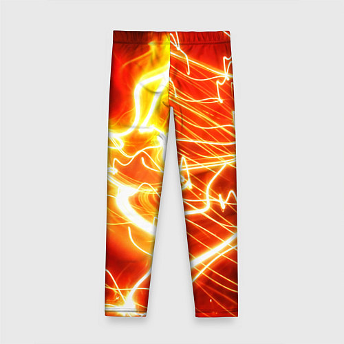 Детские легинсы ОГНЕННАЯ МОЛНИЯ / 3D-принт – фото 2