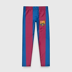 Леггинсы для девочки FC Barcelona 2021, цвет: 3D-принт