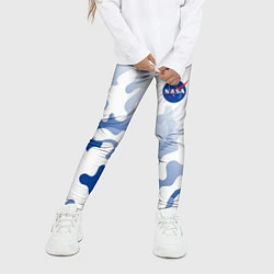 Леггинсы для девочки NASA НАСА, цвет: 3D-принт — фото 2