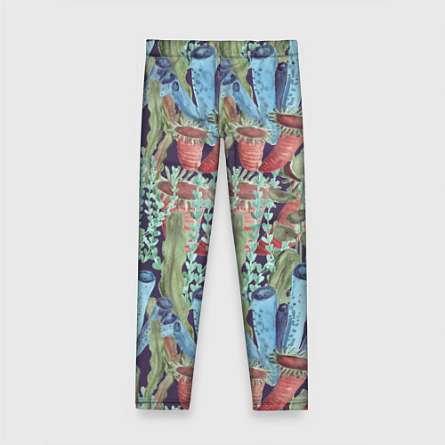 Детские легинсы Водоросли на морском дне / 3D-принт – фото 2