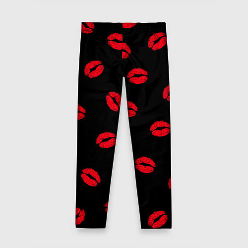Детские легинсы Поцелуи / 3D-принт – фото 2