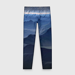 Леггинсы для девочки Горный массив, цвет: 3D-принт