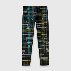 Детские легинсы Cyberpunk Tartan