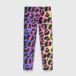 Детские легинсы Neon Leopard Pattern