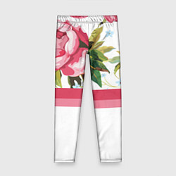 Детские легинсы Нежные Розы