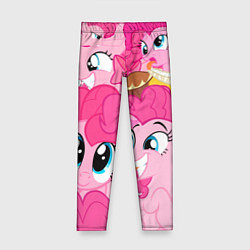 Леггинсы для девочки Pinkie Pie pattern, цвет: 3D-принт