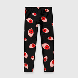 Леггинсы для девочки Взгляд тьмы, цвет: 3D-принт