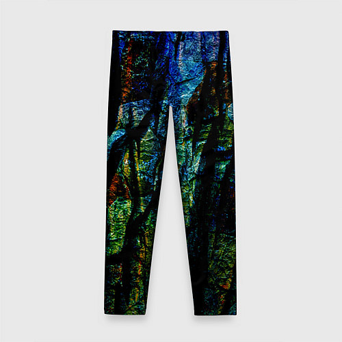 Детские легинсы Разноцветная гора / 3D-принт – фото 2