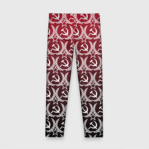 Детские легинсы Love СССР / 3D-принт – фото 2