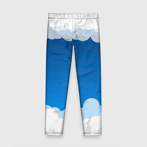 Детские легинсы Полёт в облаках / 3D-принт – фото 2