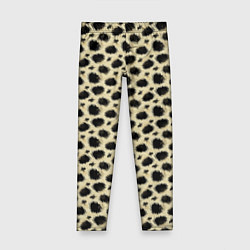 Леггинсы для девочки Шкура Леопарда Leopard, цвет: 3D-принт