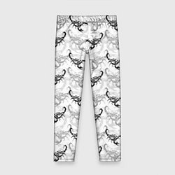 Леггинсы для девочки Скорпионы - Scorpions, цвет: 3D-принт