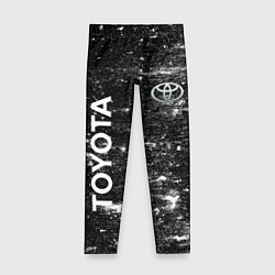Леггинсы для девочки Toyota - Grunge, цвет: 3D-принт