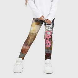 Леггинсы для девочки Bronx Fashion pattern, цвет: 3D-принт — фото 2