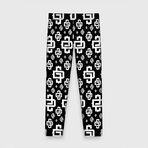 Детские легинсы Black Pattern Dope Camo Dope Street Market / 3D-принт – фото 2