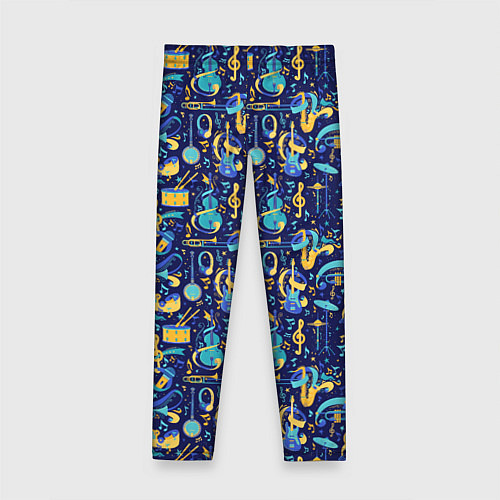 Детские легинсы Музыкальные Инструменты Музыкант / 3D-принт – фото 2