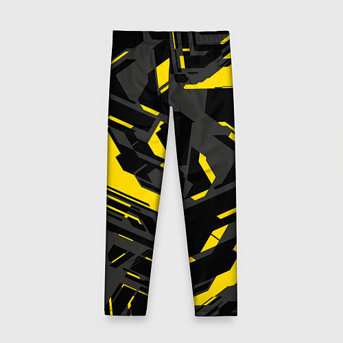 Детские легинсы Абстракция Город / 3D-принт – фото 2