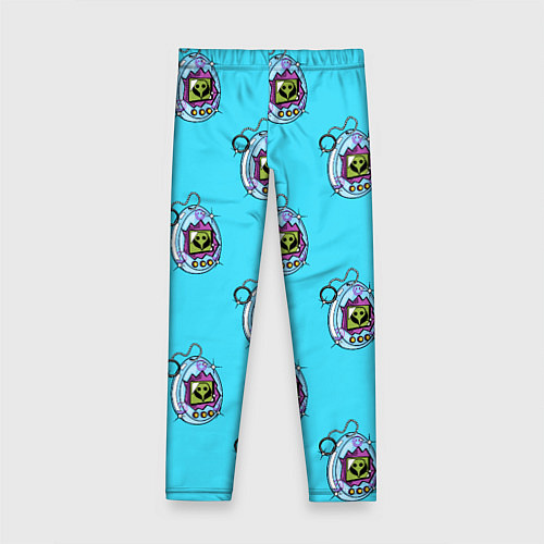 Детские легинсы ВИНТАЖНАЯ РЕТРО ИГРУШКА ТАГАМОЧИ / 3D-принт – фото 2