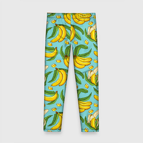 Детские легинсы Banana pattern Summer Fashion 2022 / 3D-принт – фото 2