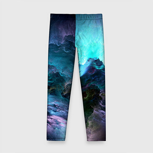 Детские легинсы Разноцветные тучи / 3D-принт – фото 2