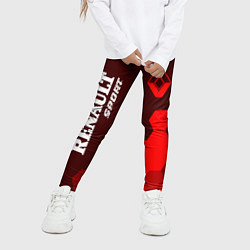 Леггинсы для девочки РЕНО Sport Графика, цвет: 3D-принт — фото 2