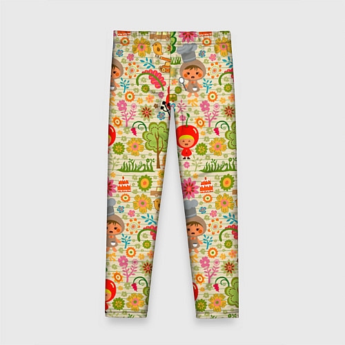 Детские легинсы CHILDREN IN NATURE / 3D-принт – фото 2