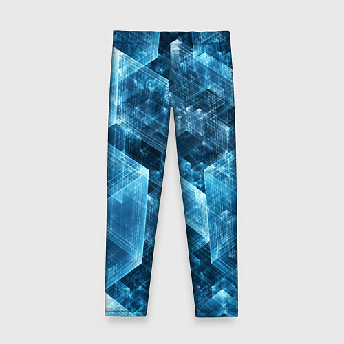 Детские легинсы GLASS CUBES / 3D-принт – фото 2