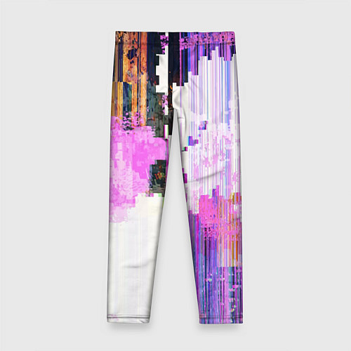 Детские легинсы Glitch art Fashion trend / 3D-принт – фото 2